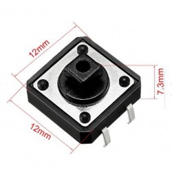 12x12x7.3mm Switch/drukschakelaar