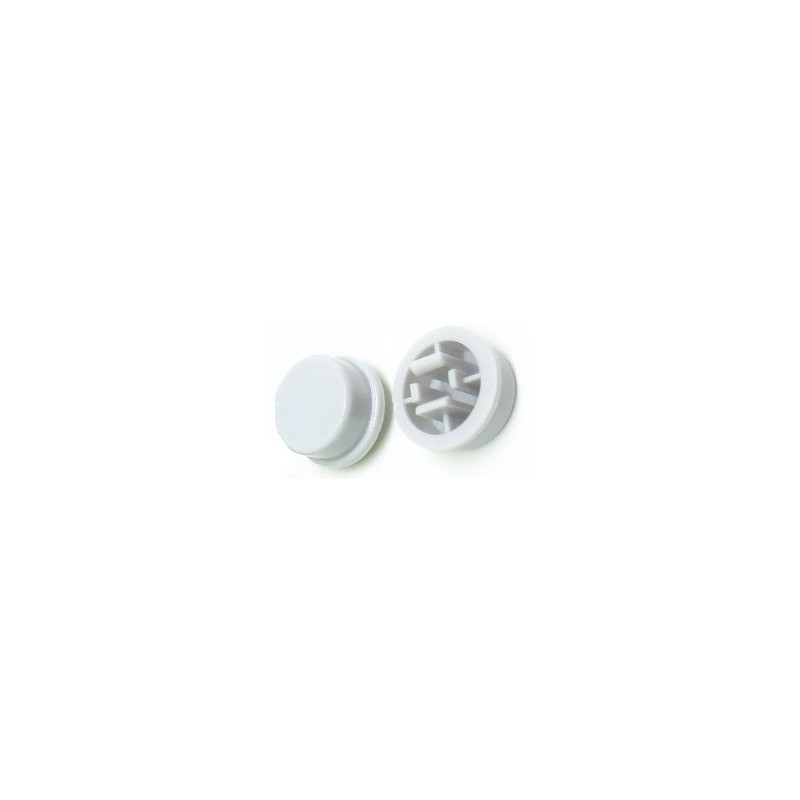 Ronde kap voor 12x12x7.3 schakelaar Wit Ronde kap voor 12x12x7.3 schakelaar Wit