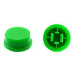 Ronde kap voor 12x12x7.3 schakelaar Groen