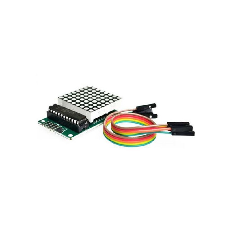 MAX7219 Dot LED Martix module met kabels MAX7219 Dot LED Martix module met kabels