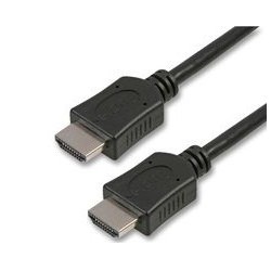 Audio/videokabel Montage, HDMI-stekker, 2 m, zwart