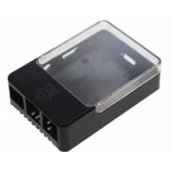 Zwarte Dev Board Enclosure Raspberry Pi B +, Pi 2, Pi 3 met HAT