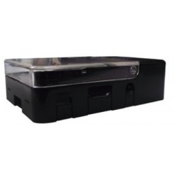 Zwarte Dev Board Enclosure Raspberry Pi B +, Pi 2, Pi 3 met HAT