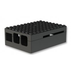 Zwarte Pi Blox omhulsel voor Raspberry Pi Model B +, Pi 2 & Pi 3