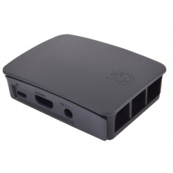 Zwarte Raspberry Pi dev board enclosure