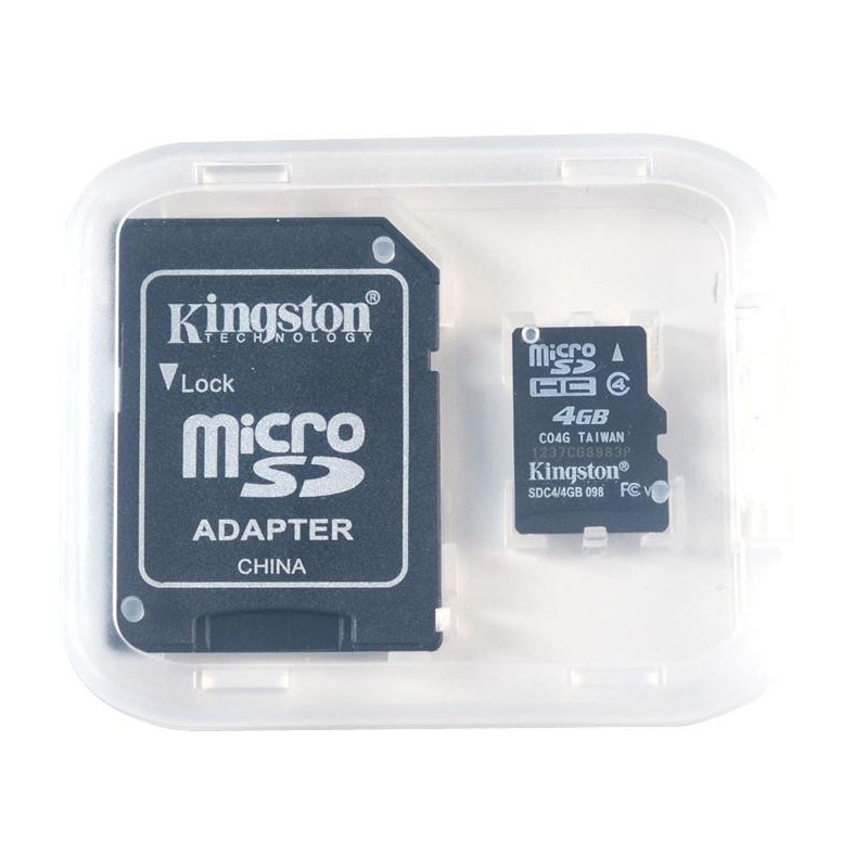 4GB MICROSDHC CARD voor Raspberry Pi van Adafruit 4GB MICROSDHC CARD voor Raspberry Pi van Adafruit