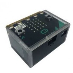 Micro: bit zwarte, doorzichtige dev board enclosure