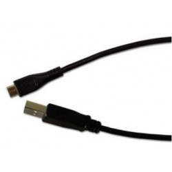 USB-kabel, Type A/Type B, 1 m, Zwart