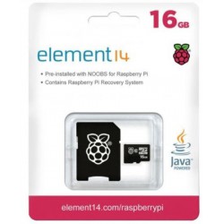 16GB MicroSD Card met NOOBS voor Raspberry Pi