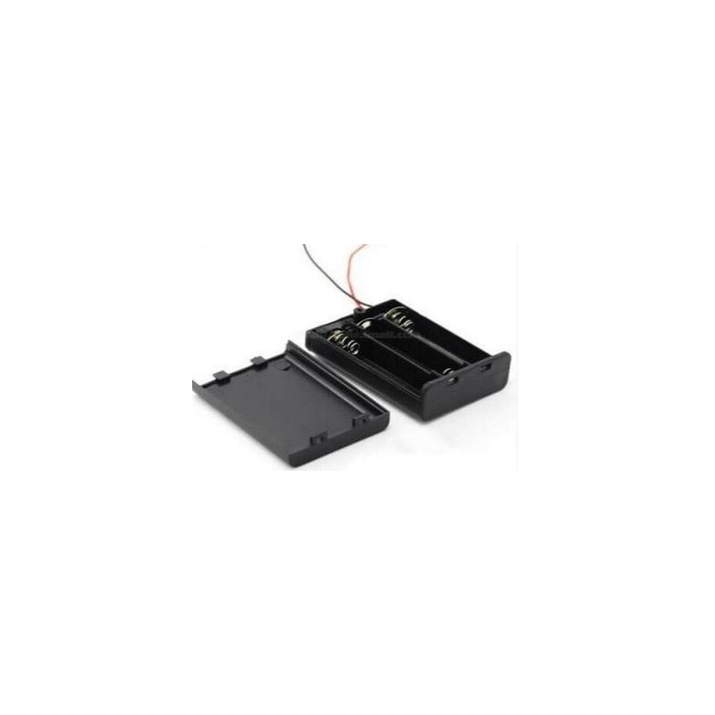 3X AA batterijhouder Box, met deksel en schakelaar(aan/uit) 3X AA batterijhouder Box, met deksel en schakelaar(aan/uit)