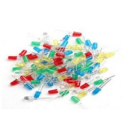 LED Rood/Wit/Geel/Groen/Blauw 20st p kleur