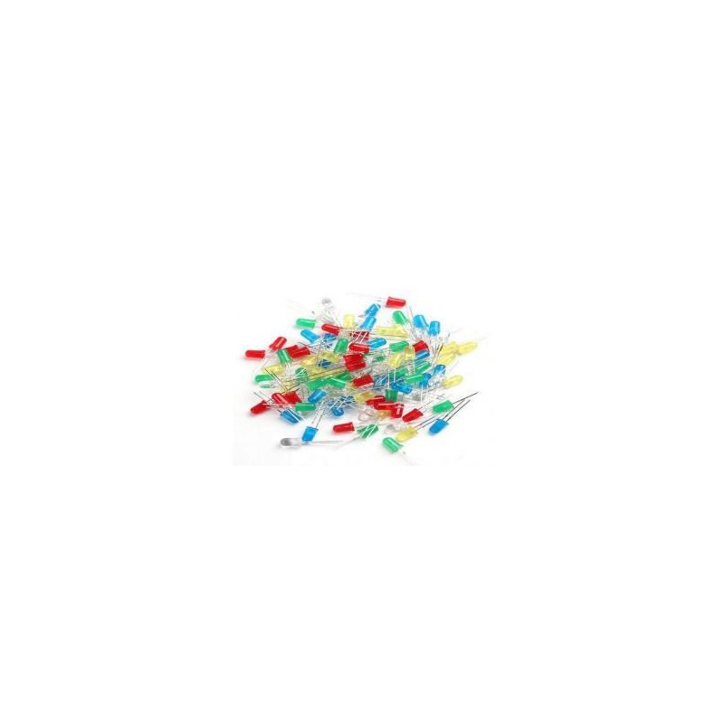 LED Rood/Wit/Geel/Groen/Blauw 20st p kleur LED Rood/Wit/Geel/Groen/Blauw 20st p kleur