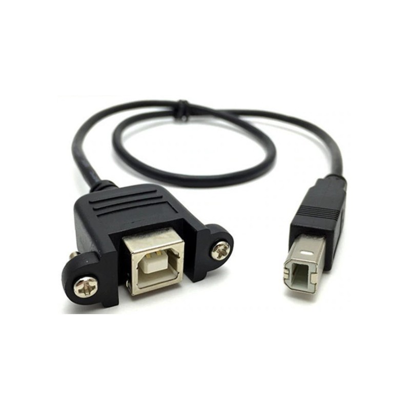 USB B Type Male - Female verlengkabel USB B Type Male - Female verlengkabel