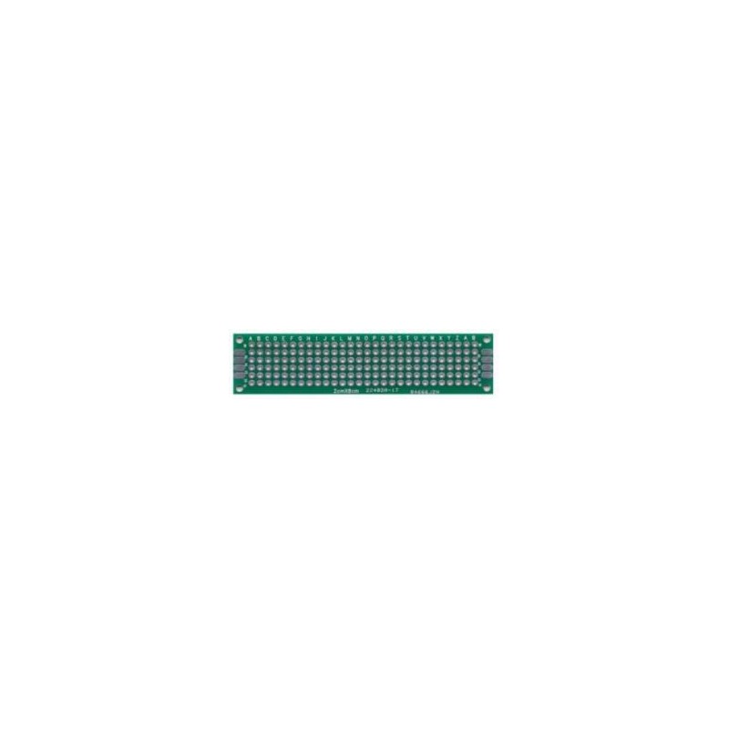 PCB dubbelzijdig 20x80 mm PCB dubbelzijdig 20x80 mm