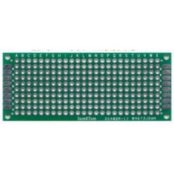 PCB dubbelzijdig 30x70mm