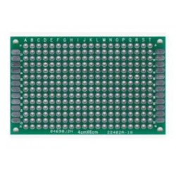 PCB dubbelzijdig 60x80mm
