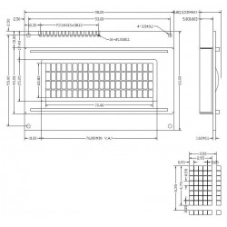 LCD2004 Geel/groen Backlight