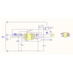 ISD1820 Voice recording module.