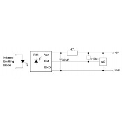 1838B Infrarood sensor (Let op: alleen ontvanger)