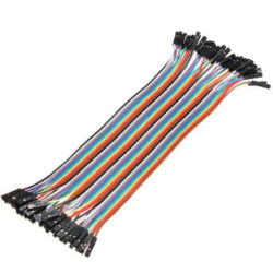Female to Female 20cm BreadBoard Kabel 20 st
