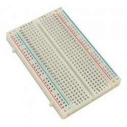 400 pts BreadBoard Wit met 2x +/- track