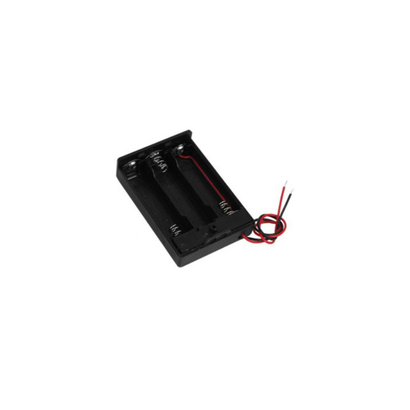 3X AA batterijhouder Box, open 3X AA batterijhouder Box, open