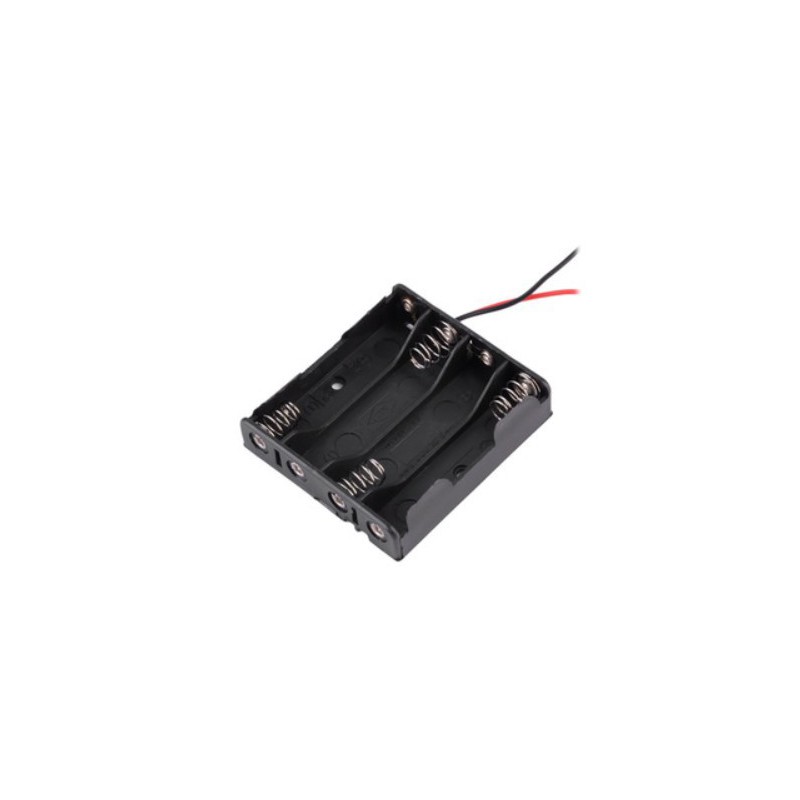 4X AAA batterijhouder Box, open 4X AAA batterijhouder Box, open