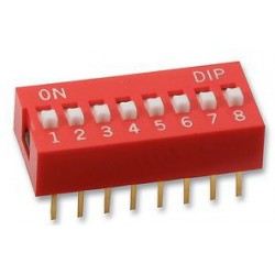 Dip Switch 8-pins
