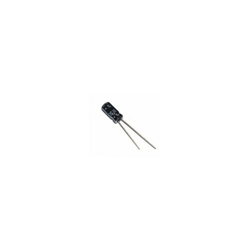 10uF 50V Elektrolytische Condensator 5x11mm 10uF 50V Elektrolytische Condensator 5x11mm