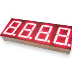 Red 4 Digit 7 Segment LED Display