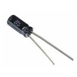 Elektrolytische Condensator 25V 47uF