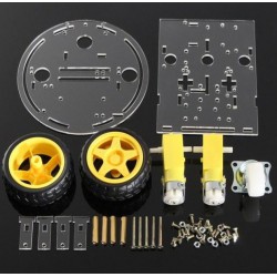 2WD Robot Double deck Car Chassis DIY kit